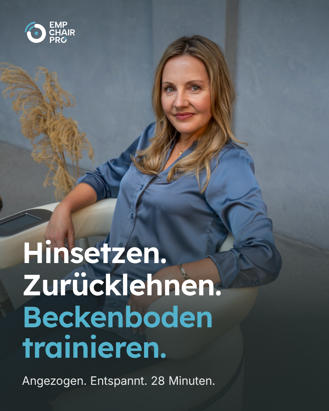 Beckenbodentraining in Bremen: Modernes Training mit dem EMP Chair Pro bei PRG.care